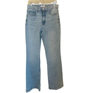 SPANX Redefine Flare Jeans Turner Wash Light Blue Size 12 Shaping Smoothing